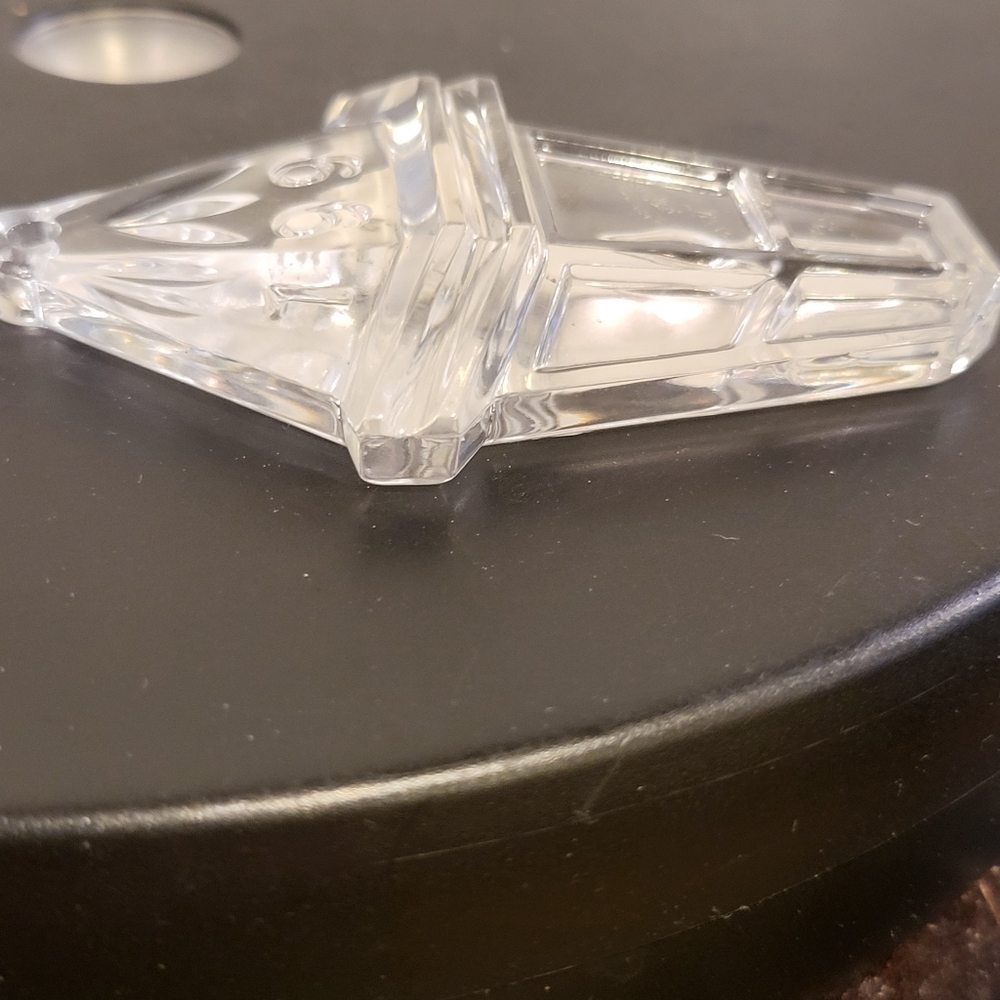 Waterford Crystal Candle in a Candle Holder Ornament 1997 - Picture 7 of 9